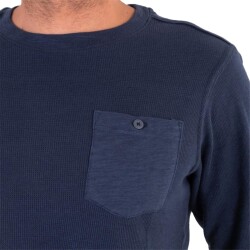 Hurley Felton Thermal Pullover Blue