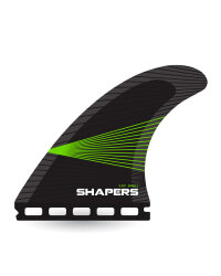 Shapers Fins Small AirLite Tri-Fin Set Black/Green