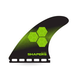 Shapers Fins Small CoreLite Tri-Fin Set Black/Green