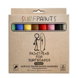 Surfpaints Paintpens for Surfboards wasserbasierte Marker...