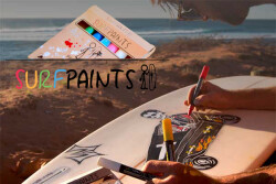 Surfpaints Paintpens for Surfboards wasserbasierte Marker Stifte Pastel