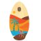 Skimboard SkimOne 41  105cm Lanikai Rot Orange