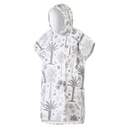 After Poncho Botanical Light Grey