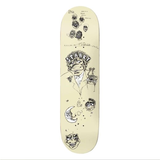 Baker 8.125" Skateboard Deck Santino white