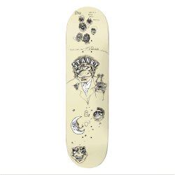 Baker 8.125" Skateboard Deck Santino white