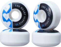 Heart Supply Squad Skateboard Rollen 4 Stk.55mm Blau