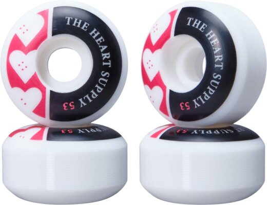 Heart Supply Squad Skateboard Rollen 4 Stk.53mm Rot