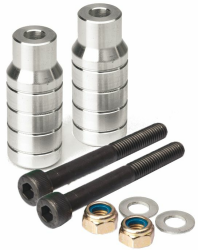 Apex Grind Stunt Scooter Pegs- Silber