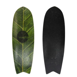 HW-Shapes Surfskate FT 29.5" Deck Leaf