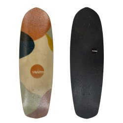 HW-Shapes Surfskate DT 31.5" Deck Colordot