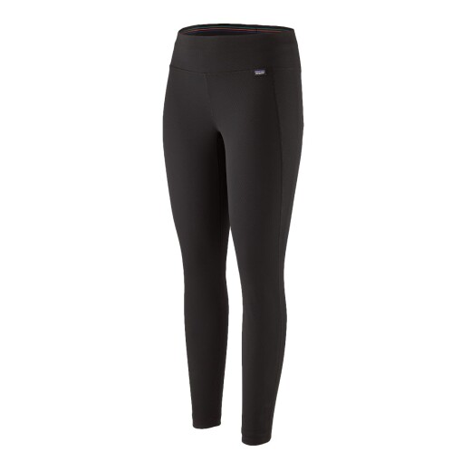 Patagonia Ws Capilene Baselayer Midweight Bottoms Black L