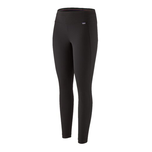 Patagonia Ws Capilene Baselayer Midweight Bottoms Black M