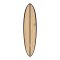 Surfboard TORQ ACT Prepreg Chopper 7.6 bamboo