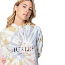 Hurley Ivy Easy Raglan Hoodie Multi Tie Dye