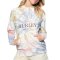 Hurley Ivy Easy Raglan Hoodie Multi Tie Dye