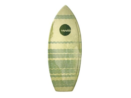 HW-Shapes Ultimate Wave Green Waves Skimboard