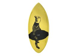 HW-Shapes Waveskim Minimal Yellow Möwe Foamy Skimboard 