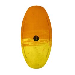 HW-Shapes Freestyle Skimboard V2 95 Epoxyart Yellow Orange