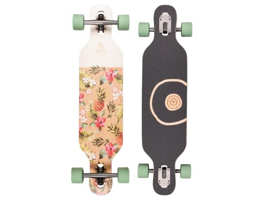 BTFL Polly 3 Dropthrough Cruiser Longboard Komplettboard