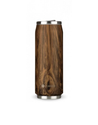 Les Artistes Paris Pull Can´it Bois Wood 500ml Trinkflasche