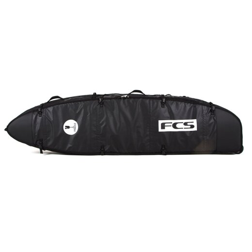 FCS BoardbagTravel 3 Wheelie Fun Board Black/Grey 7.0