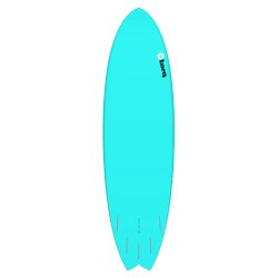 Surfboard TORQ TET 6.6 MOD Fish Blau Pinline