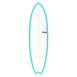 Surfboard TORQ Epoxy TET 6.10 MOD Fish Blau Pinlin