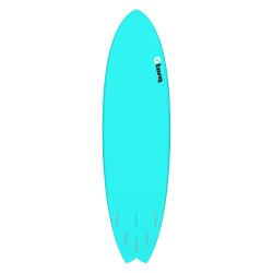 Surfboard TORQ Epoxy TET 6.10 MOD Fish Blau Pinlin