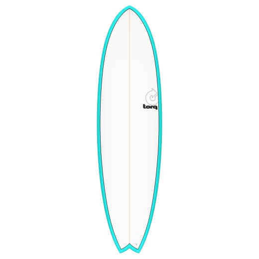Surfboard TORQ TET 7.2 MOD Fish Blau Pinline