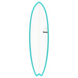 Surfboard TORQ TET 7.2 MOD Fish Blau Pinline