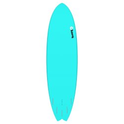 Surfboard TORQ TET 7.2 MOD Fish Blau Pinline