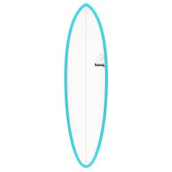 Surfboard TORQ TET 6.8 MOD Fun Blau Pinline