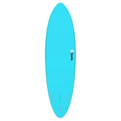 Surfboard TORQ TET 6.8 MOD Fun Blau Pinline