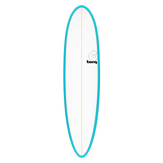 Surfboard TORQ TET 7.6 MOD Fun Blau Pinline