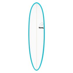Surfboard TORQ TET 7.6 MOD Fun Blau Pinline
