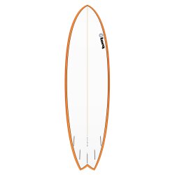 Surfboard TORQ TET 6.6 MOD Fish OrangeRail