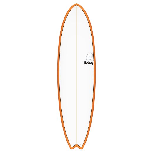 Surfboard TORQ Epoxy TET 7.2 MOD Fish OrangeRail