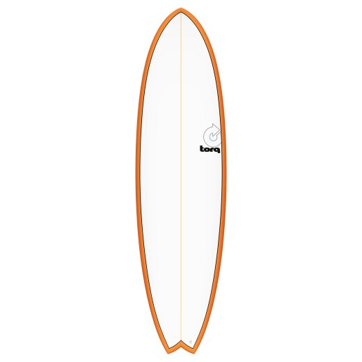 Surfboard TORQ TET 7.2 MOD Fish Orange Rail