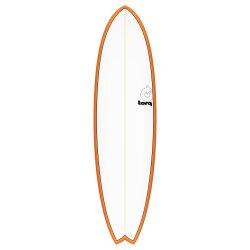 Surfboard TORQ Epoxy TET 7.2 MOD Fish OrangeRail