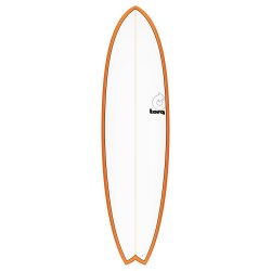 Surfboard TORQ TET 7.2 MOD Fish Orange Rail