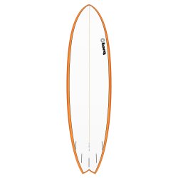Surfboard TORQ TET 7.2 MOD Fish OrangeRail
