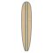Surfboard TORQ Epoxy TET 9.1 Longboard Wood