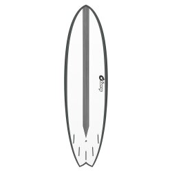 Surfboard TORQ Epoxy TET CS 6.10 Fish Carbon Grau