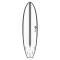 Surfboard TORQ Epoxy TET CS 6.10 Fish Carbon Grau