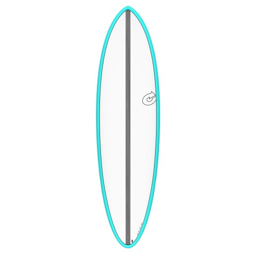 Surfboard TORQ Epoxy TET CS 6.8 Fun Carbon Blau