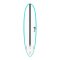 Surfboard TORQ Epoxy TET CS 7.6 Fun Carbon Blau