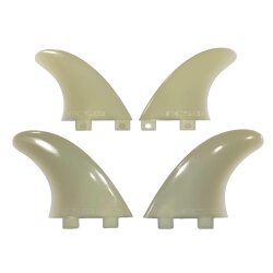 FCS M-7 Natural GF Quad Fin Set (L)