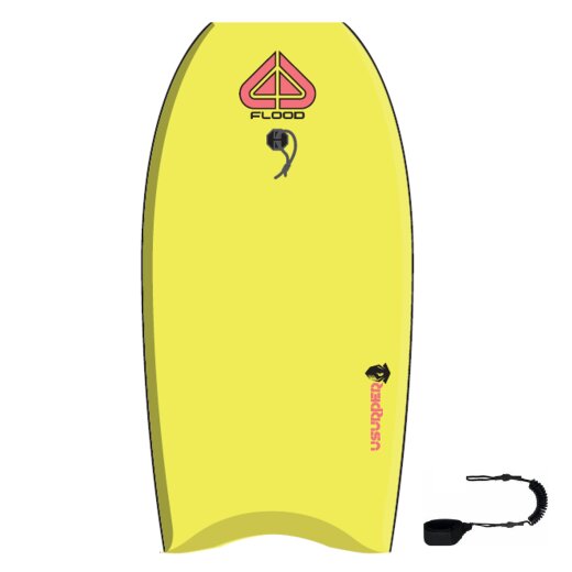 FLOOD Bodyboard Usurper 37 Yellow Aqua