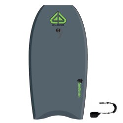 FLOOD Bodyboard Usurper 39 Charcoal Aqua