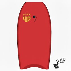 Wave Power Bodyboard Woop 33 Red Aqua